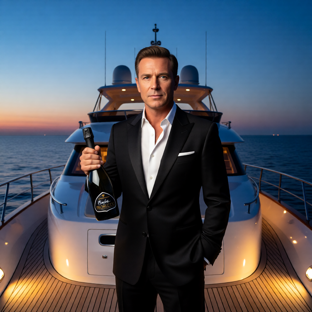Luca Corsetti Studio - Psyke Prosecco, variante ibrida con ambientazione esclusiva in yacht